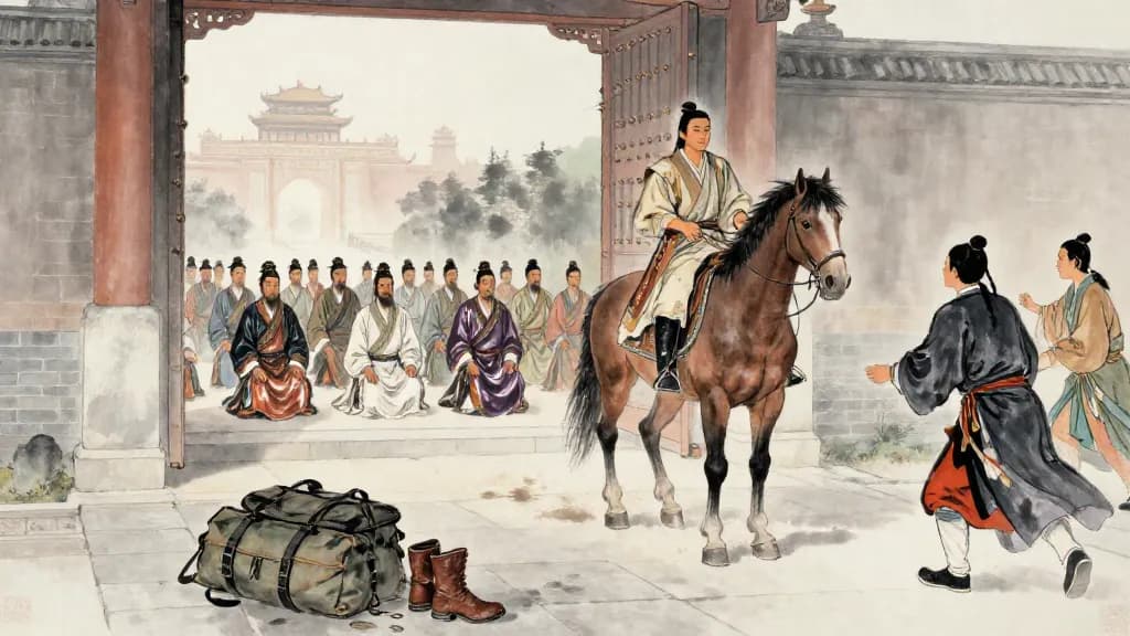 孝文本紀 (Annals of Emperor Wen) — Chinese ink painting