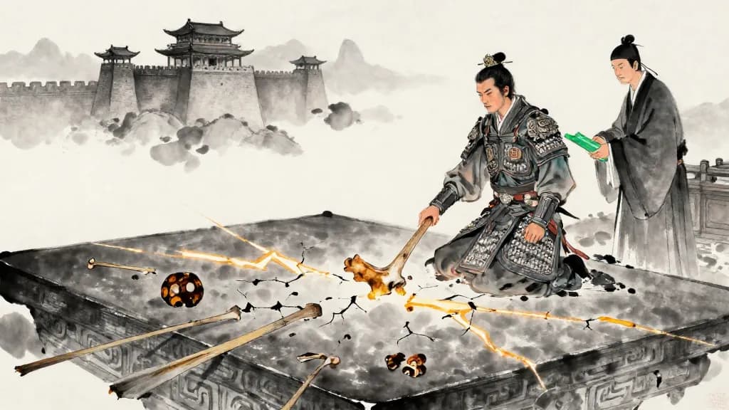 魏世家 (Hereditary House of Wei) — Chinese ink painting