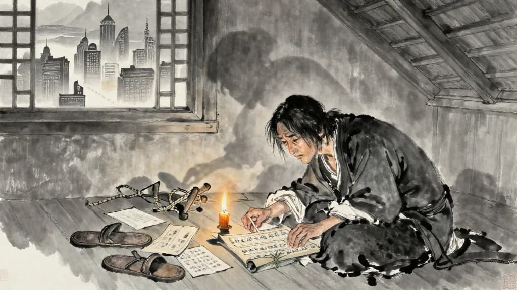 蘇秦列傳 (Biography of Su Qin) — Chinese ink painting