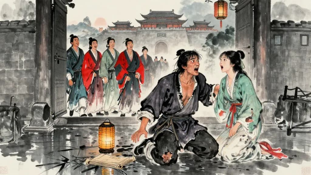 張儀列傳 (Biography of Zhang Yi) — Chinese ink painting