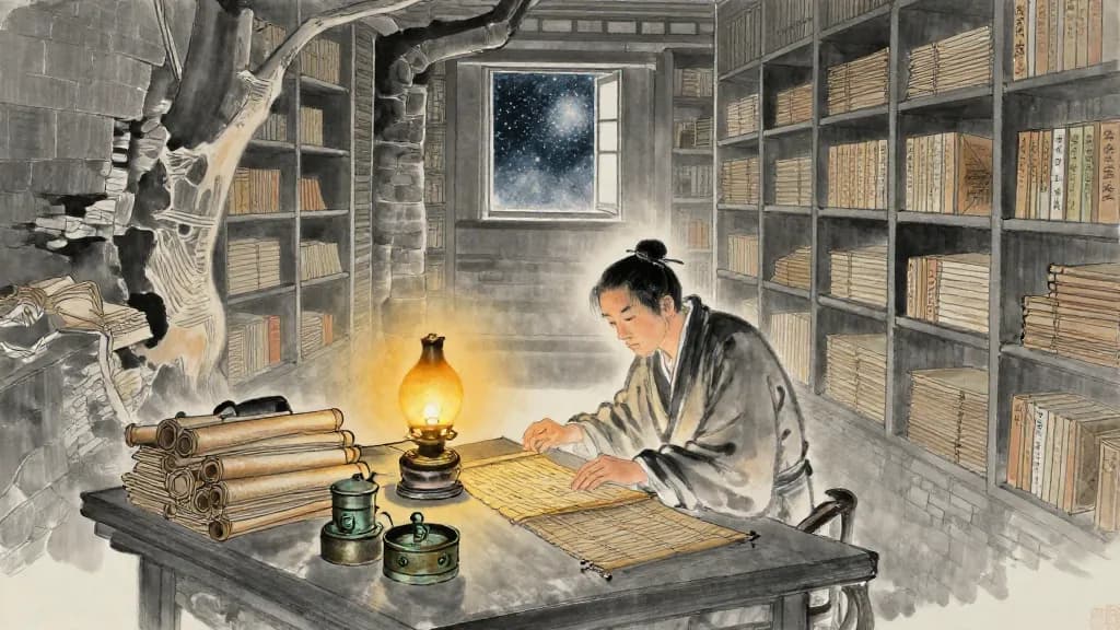 Shiji (史記) — Chinese ink painting