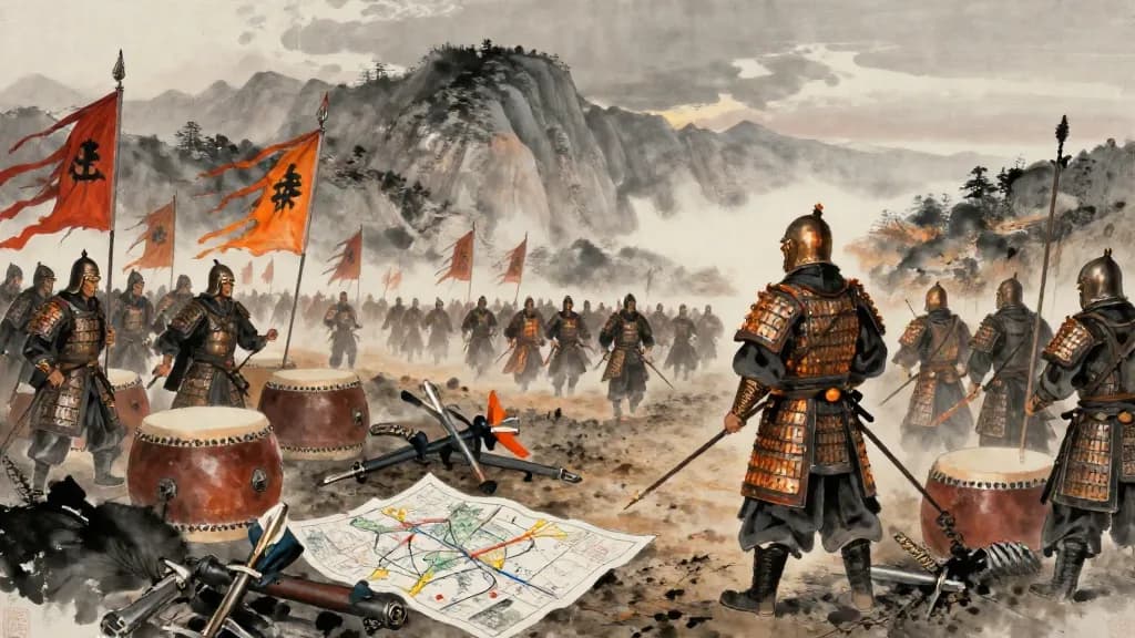 見威王 (Audience with King Wei) — Chinese ink painting