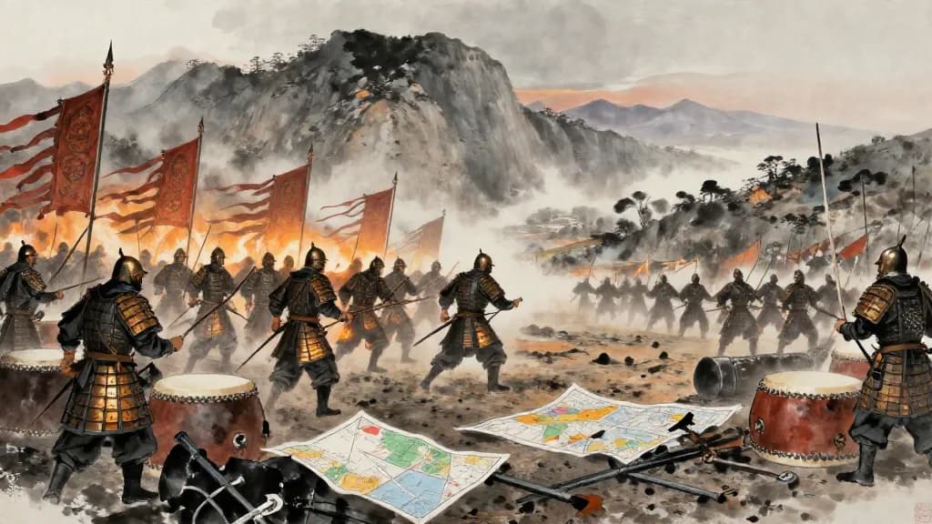 威王問 (King Wei's Questions) — Chinese ink painting