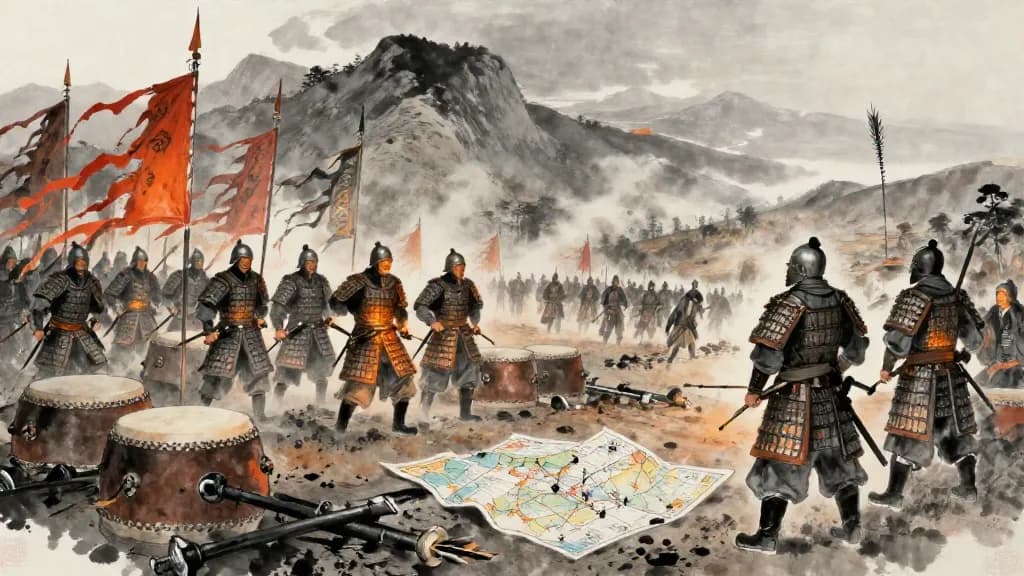 殺士 (Expending Soldiers) — Chinese ink painting