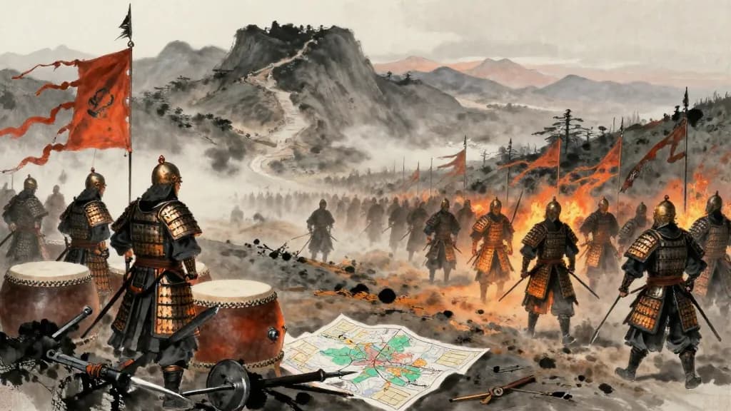 五名五恭 (Five Designations and Five Restraints) — Chinese ink painting