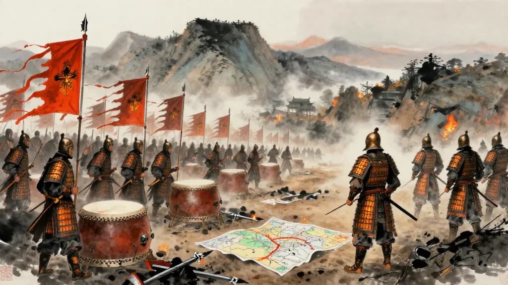 兵失 (Military Failures) — Chinese ink painting