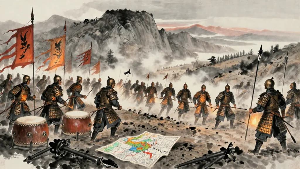 將德 (The General's Virtue) — Chinese ink painting