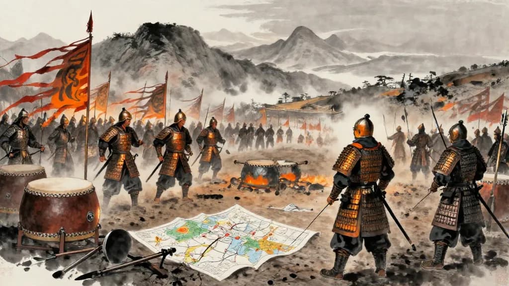 奇正 (The Unorthodox and the Orthodox) — Chinese ink painting