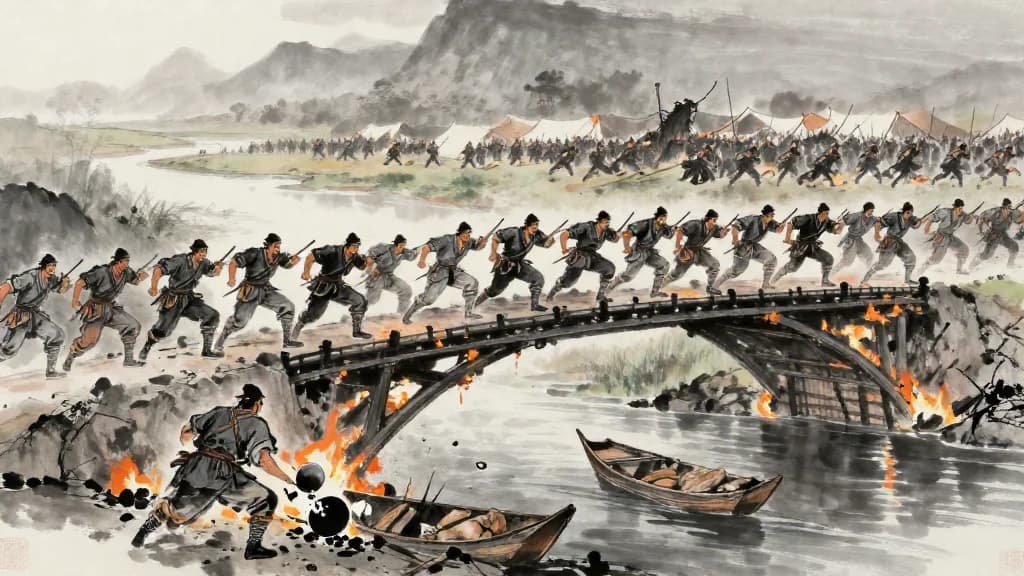 九地 (The Nine Situations) — Chinese ink painting