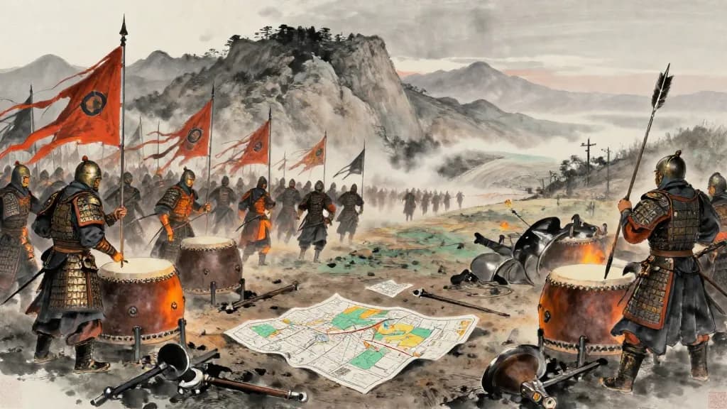 兵談 (On Warfare) — Chinese ink painting