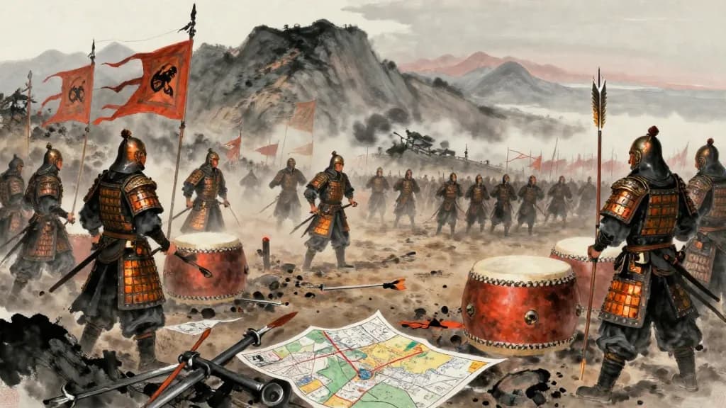 制談 (On Regulations) — Chinese ink painting