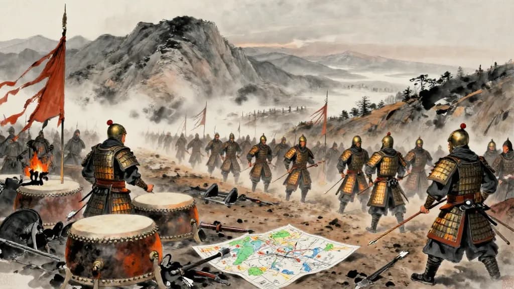 守權 (The Principles of Defense) — Chinese ink painting