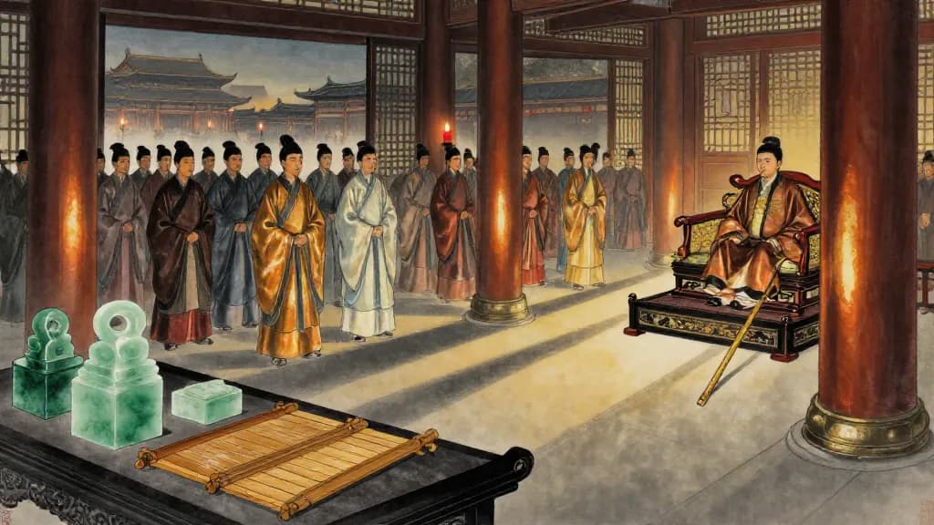 治本 (The Root of Governance) — Chinese ink painting