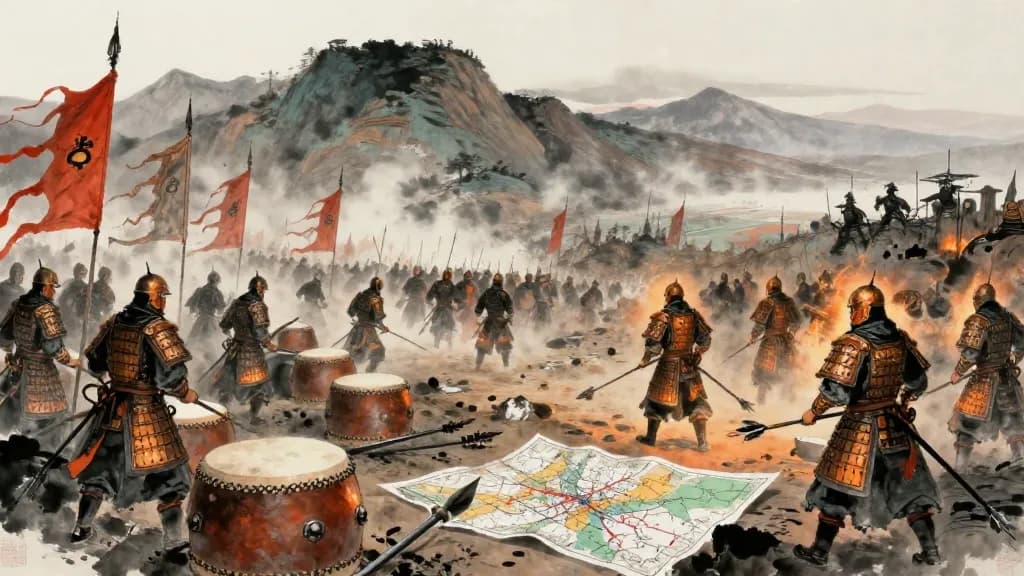 分塞令 (Ordinance on Sector Defense) — Chinese ink painting