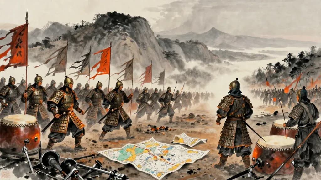 束伍令 (Ordinance on Binding the Squads) — Chinese ink painting