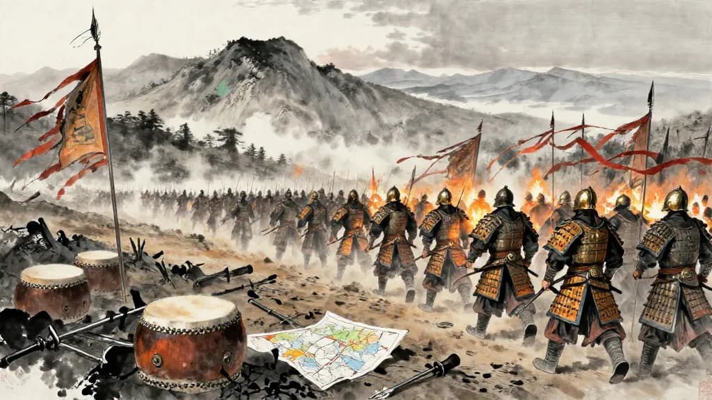 經卒令 (Ordinance on Organizing the Troops) — Chinese ink painting