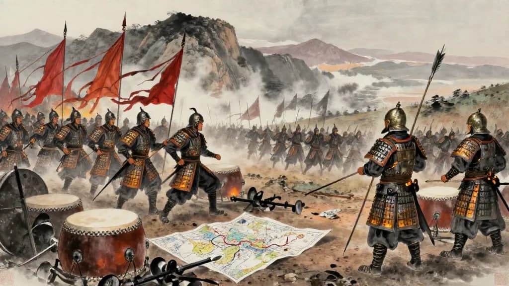 勒卒令 (Ordinance on Marshaling the Troops) — Chinese ink painting