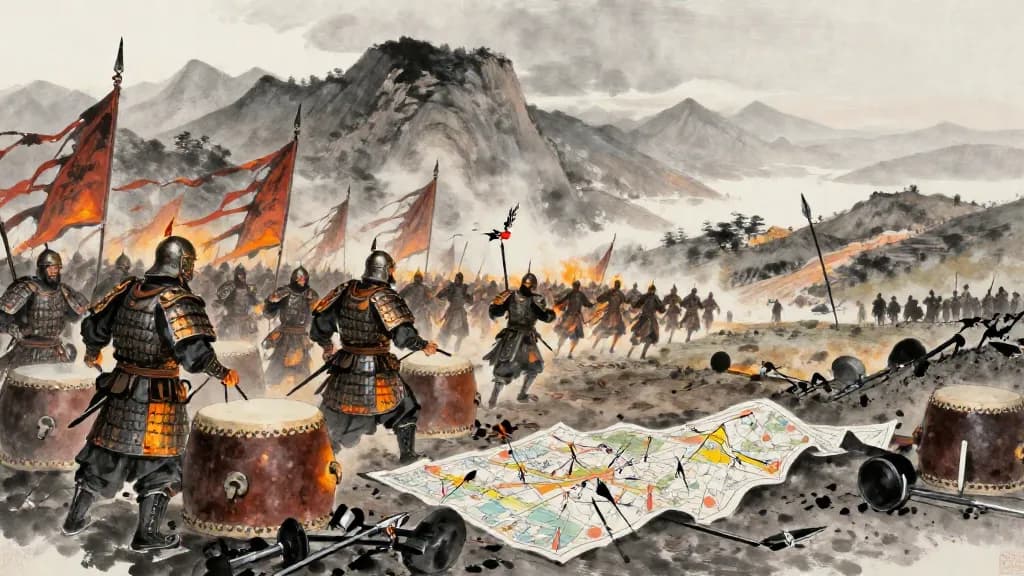 兵令上 (Military Orders, Part I) — Chinese ink painting