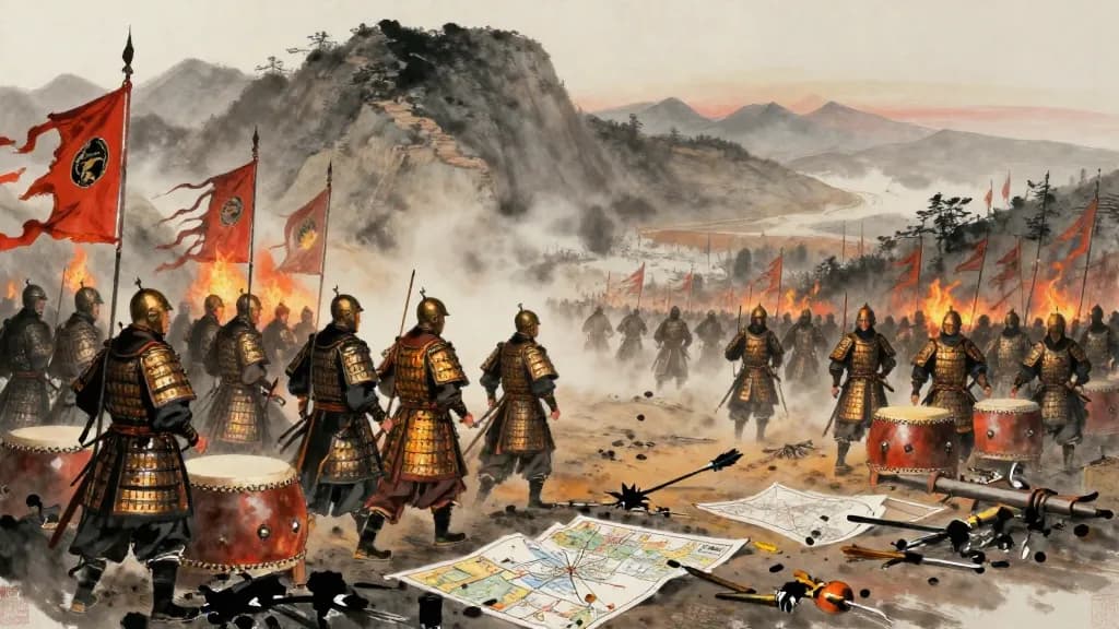 論將 (On Generals) — Chinese ink painting