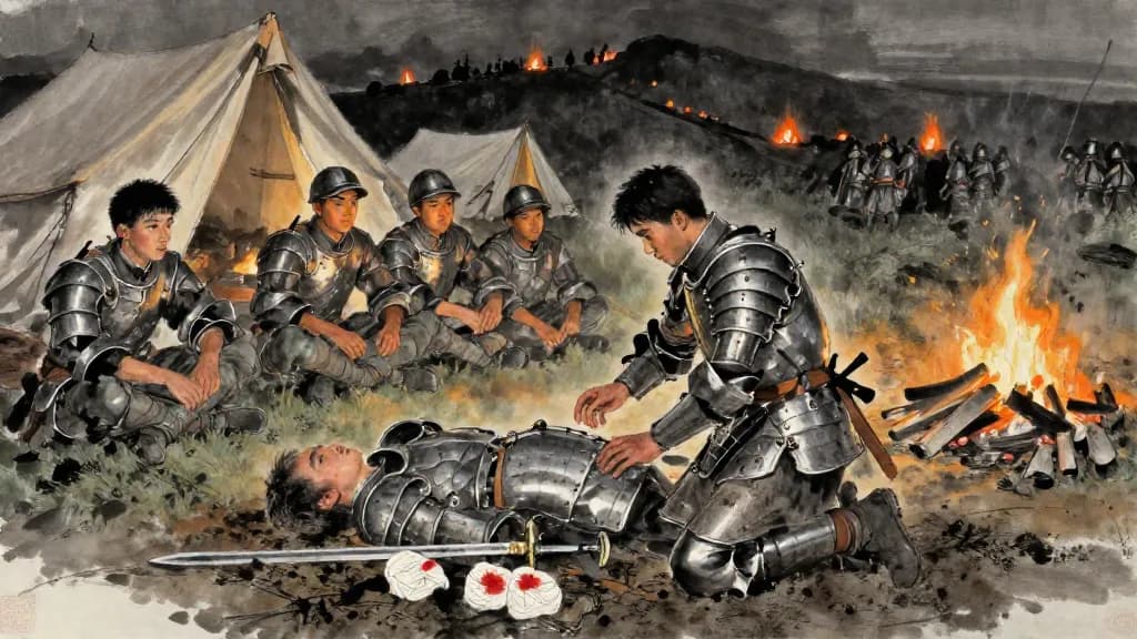 Wuzi (吳子) — Chinese ink painting