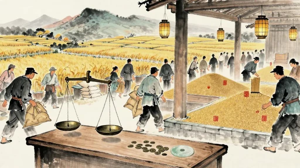 勸學 (Encouraging Learning) — Chinese ink painting