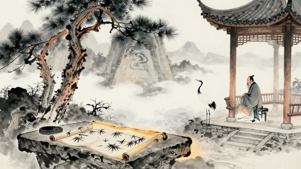 非相 (Against Physiognomy) — Chinese ink painting