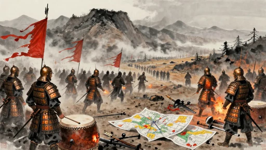 議兵 (Discourse on Military Affairs) — Chinese ink painting