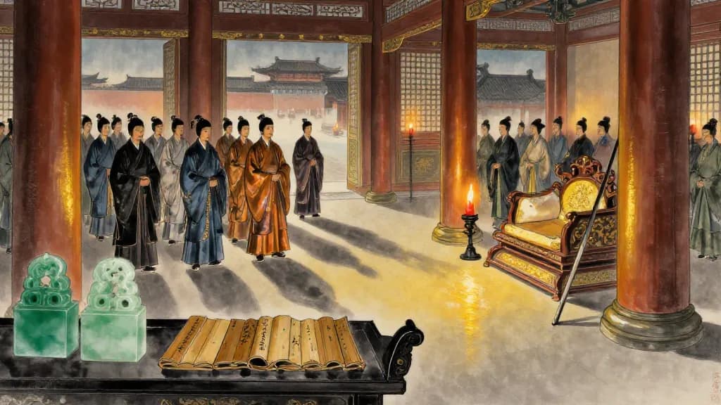 強國 (Strengthening the State) — Chinese ink painting