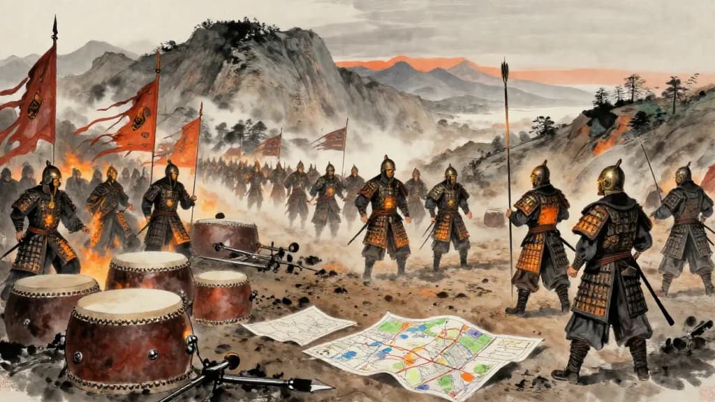 樂論 (Discourse on Music) — Chinese ink painting