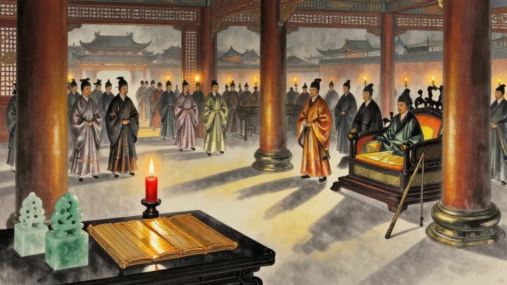 成相 (Working Songs) — Chinese ink painting