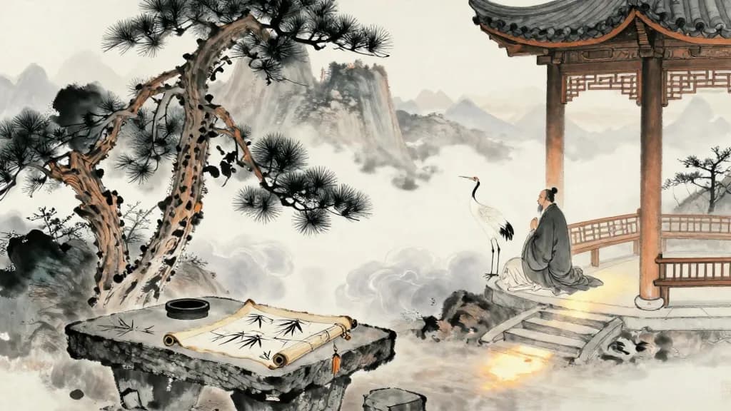 大略 (The Grand Summary) — Chinese ink painting