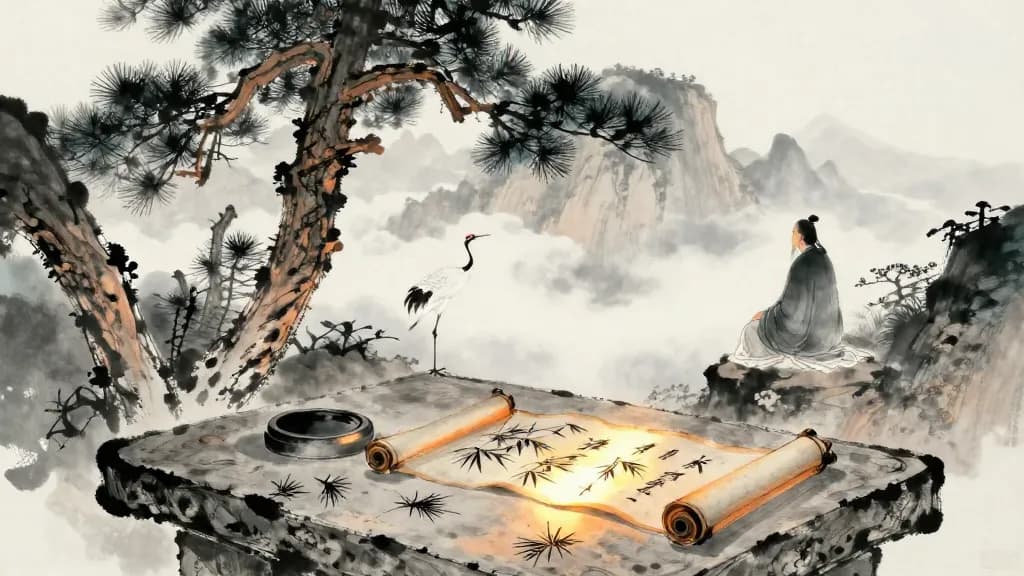 哀公 (Duke Ai) — Chinese ink painting