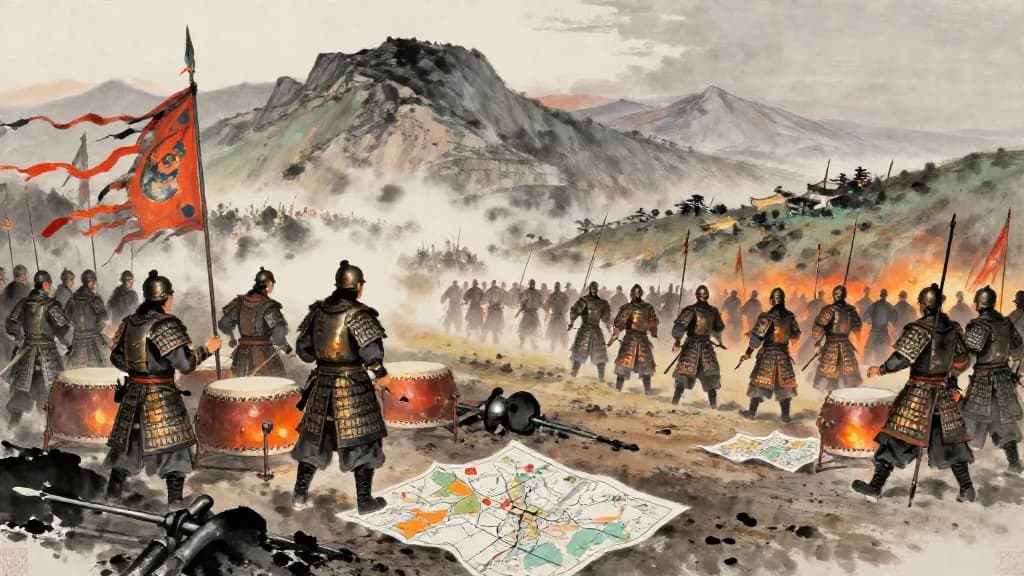 堯問 (Yao's Questions) — Chinese ink painting