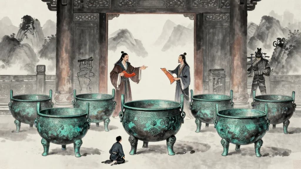 東周策 (Stratagems of East Zhou) — Chinese ink painting