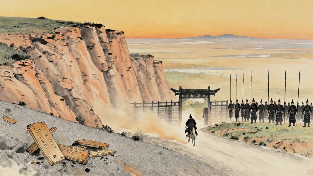 秦策一 (Stratagems of Qin, Part One) — Chinese ink painting