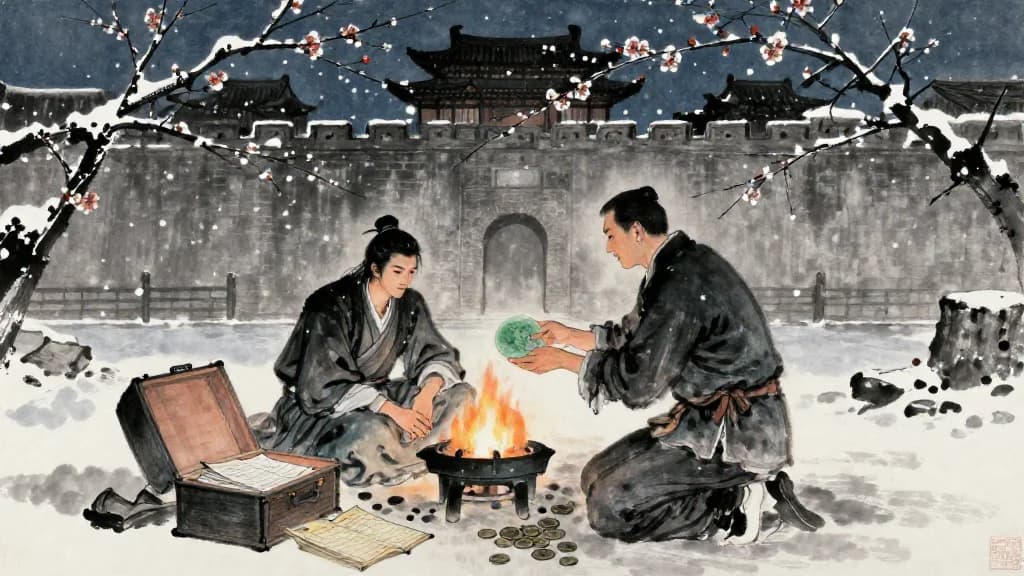 秦策五 (Stratagems of Qin V) — Chinese ink painting