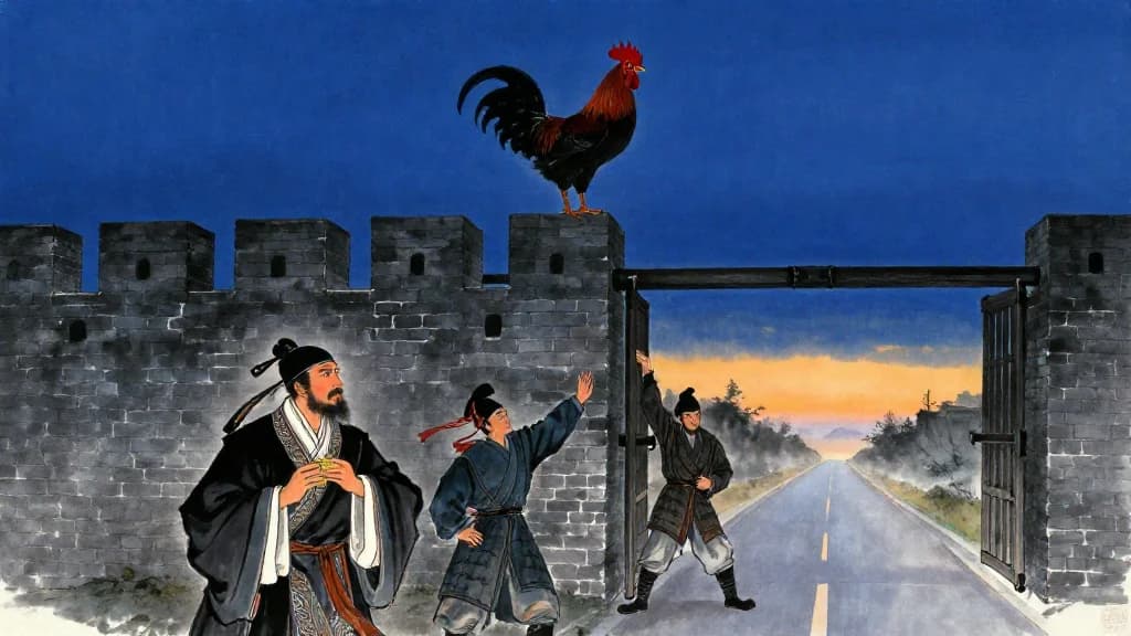 齊策三 (Stratagems of Qi III) — Chinese ink painting