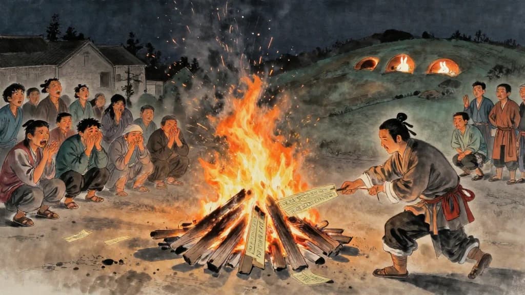 齊策四 (Stratagems of Qi IV) — Chinese ink painting