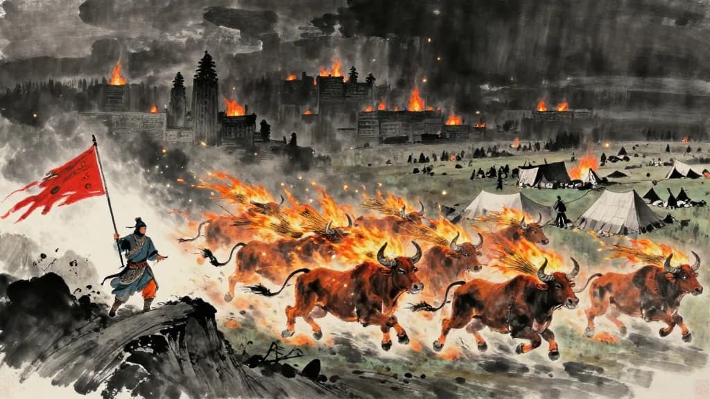 齊策六 (Stratagems of Qi VI) — Chinese ink painting