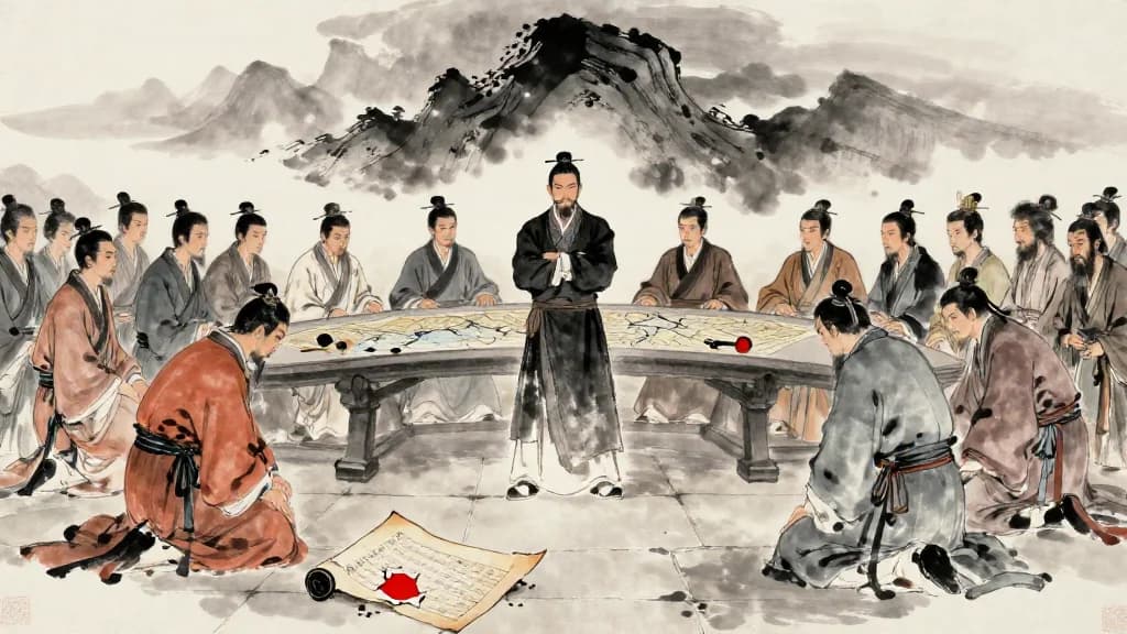 趙策三 (Stratagems of Zhao III) — Chinese ink painting