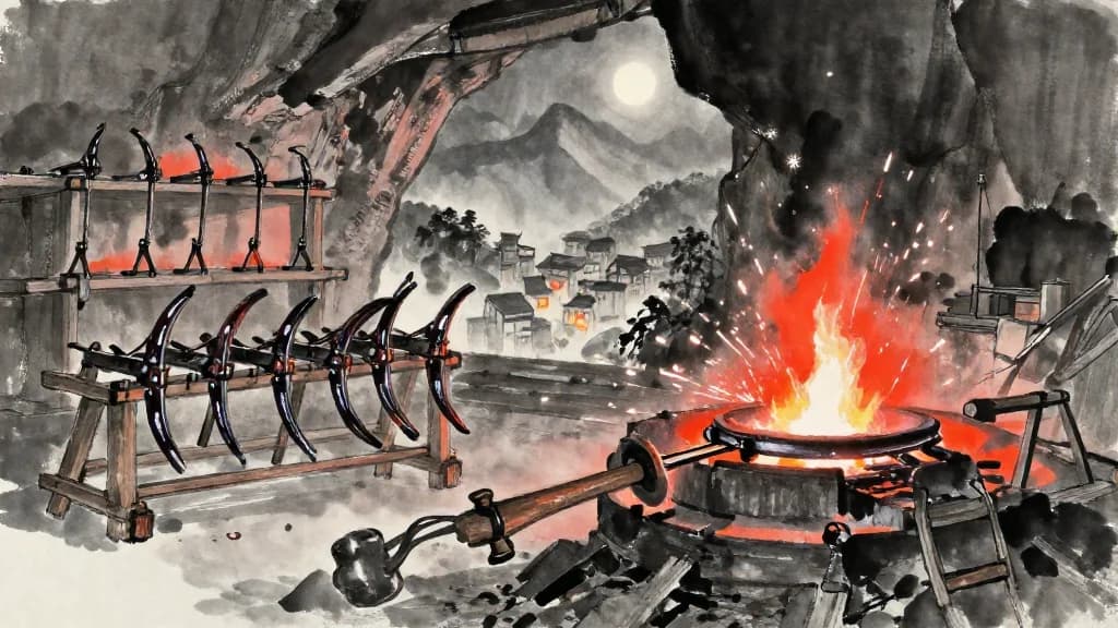 韓策三 (Stratagems of Han III) — Chinese ink painting