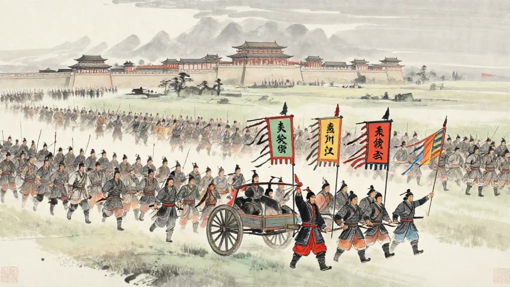 燕策二 (Stratagems of Yan II) — Chinese ink painting