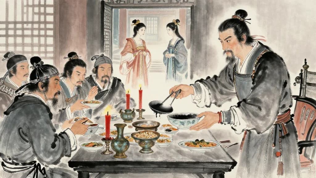 中山策 (The Stratagems of Zhongshan) — Chinese ink painting