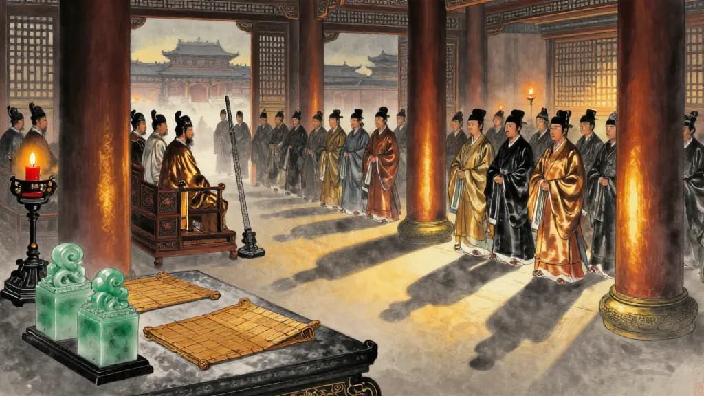 人間世 (In the Human World) — Chinese ink painting