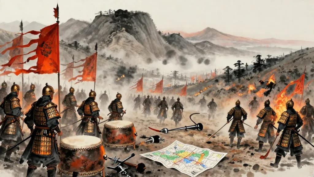 天地 (Heaven and Earth) — Chinese ink painting