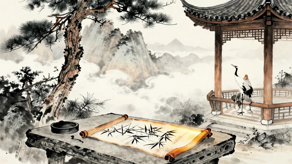 列禦寇 (Lie Yukou) — Chinese ink painting
