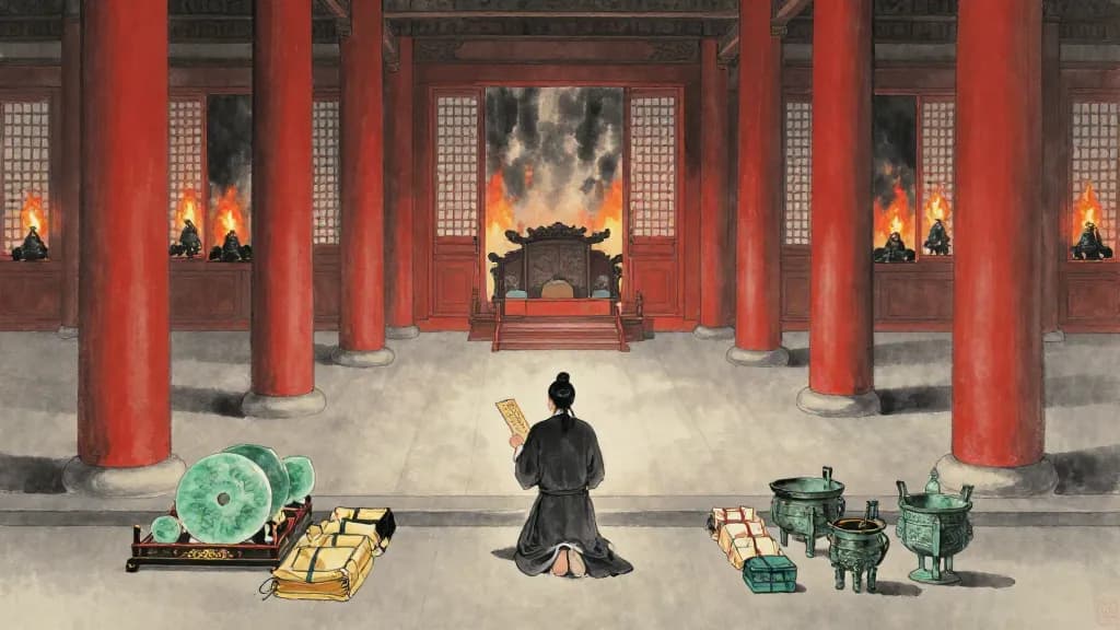 存韓 (Preserving Han) — Chinese ink painting