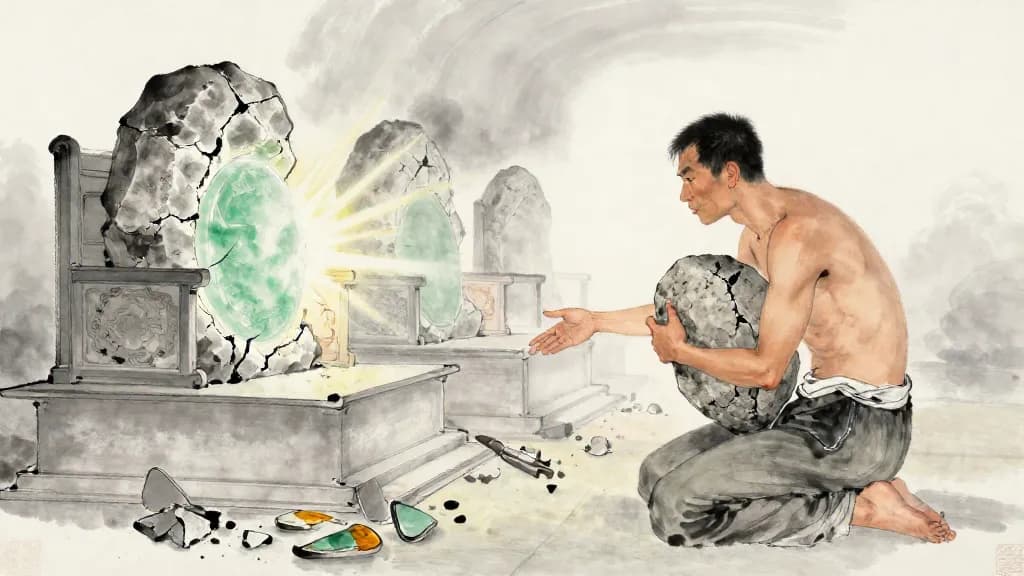 和氏 (Master He) — Chinese ink painting