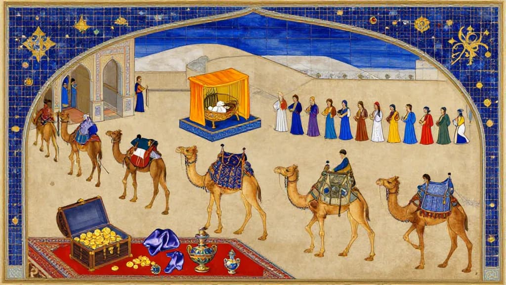 The Reign of Khosrow Parviz (Part 11) — Persian miniature painting