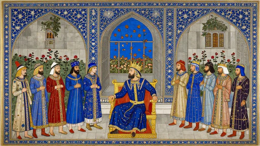 The Reign of Shiruyeh (Part 1) — Persian miniature painting